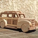 Break estate wagon en bois