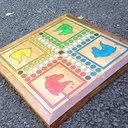 Jeu de petit chevaux en chene massif