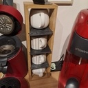 Porte tasse chêne et ardoise