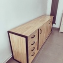 Buffet hévéa multifermetures