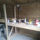 Meuble - établi - rangement conbinée