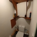 Meuble de rangement de toilette