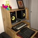 Meuble pour mini studio d'enregistrement