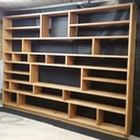 Biblio démontable à la Zeloko maxi size assemblage Domino amovible Festool