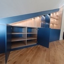 Bibliothèque sous pente