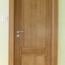 Porte d'intérieur en chêne massif