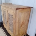 Buffet tropical et tressage pandanus