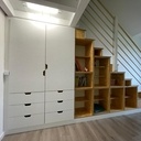 Amenagement escalier/placard sous mezzanine (le retour)