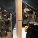 Meuble habillage mur courbe