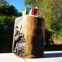 Pot à crayon écorché