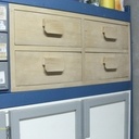 Meuble de rangement dans l'atelier