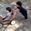 Vintage formule 1 ou comment occuper les gamins avec des bouts de contre-plaque...