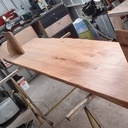 Tête de lit en châtaignier