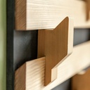 Porte-manteaux et rangement chaussure en "french cleat"