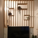 Claustra en frêne-olivier