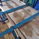 Table basse plateau en chêne