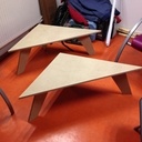 Tables basses éphémères