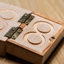 Boîte à bagues moyennement bien faite