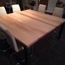 Table carré en Frêne