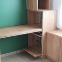 Bureau, bibliothéque, meuble bas