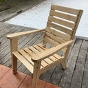 Fauteuil de jardin ( bois de palette )