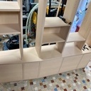 Bibliothèque sur-mesure en hêtre