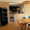 Claustra de séparation cuisine séjour