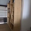 Bibliotheque en contreplaqué de bouleau