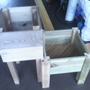 Bac a fleurs en lame de terrasse (2016)