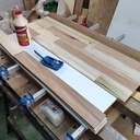 Horloge en bois de palette