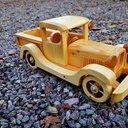 Ford pickup en bois