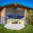 Table de jardin convertible