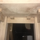 Une Table de Chevet en Chêne