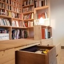 Bibliothèque modulable + rangements