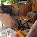 Tabouret Bois - Métal