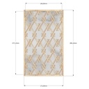 Plan lampe andon à panneaux kumikos amovibles