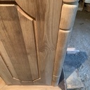 Piédestal en châtaignier massif de 200 ans recyclé