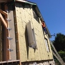 Isolation sous bardage Mélèze à Avon