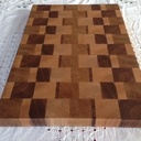 Grande planche à découper en bois de bout