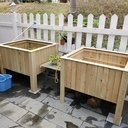 Large bac de jardinage