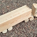 Camion américain kenworth en bois