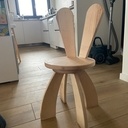 Chaise lapin enfant