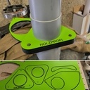 Guillotine pour aspiration .