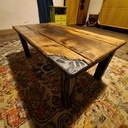 Table basse bois/céramique