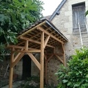 Abri bois de chauffage