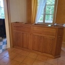 Meuble bar avec vaisselier