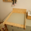Plan à langer pour commode