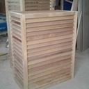 Enjoliveur de compresseur de clim et porte coulissante pool house