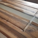 Table noyer et resine