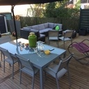 Terrasse pin autoclave à Cesson